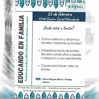 O Rosal aprende a establecer lmites na crianza co programa Educando en Familia
