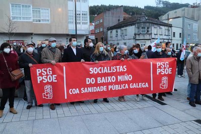 Gerardo Rodrguez representa Oia na Manifestacin en Defensa da Atencin Primaria celebrada na Guarda