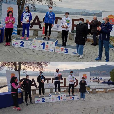 Tania Fernndez, Mara de la pea, Ivn Alonso y Diego Romero vencen en la categora senior del autonmico de invierno
