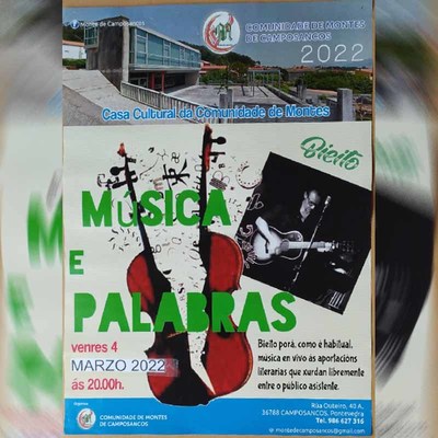 Contina -Msicae Palabras- este venres en Camposancos