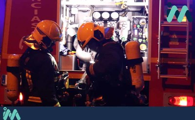 O incendio dun galpn en Tomio podera estar relacionado cunha candea acesa
