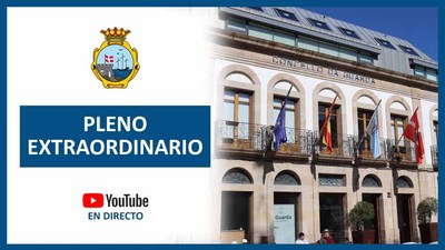 Convocatoria de Pleno Extraordinario este venres na Guarda