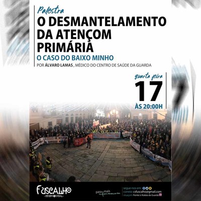 Palestra -O desmantelamento da atencin primaria, o caso do Baixo Mio-