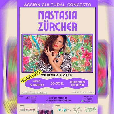 Concerto de Nastasia Zrcher este sbado no Rosal