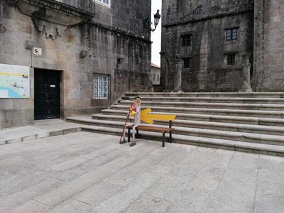 C21 insiste en la correcta sealizacin de determinados puntos del Camino de Santiago a su paso por Tui, poniendo ahora el foco en la zona de la Catedral
