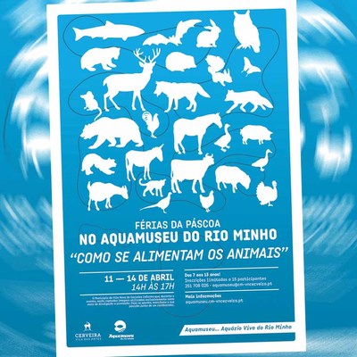 -Como se alimentam os animais-  o tema das Frias da Pscoa do Aquamuseu de Cerveira