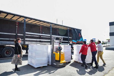 Valena envia 2 toneladas de ajuda para a Ucrania