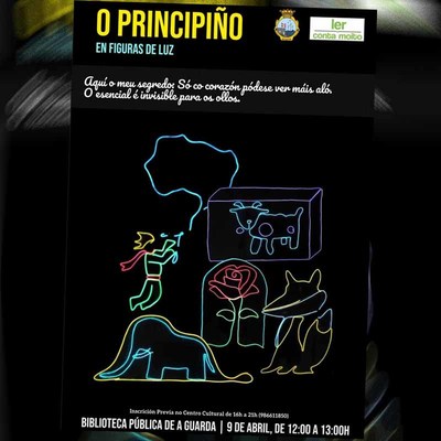 O mes do libro contina este sbado na Guarda co contacontos -O Principio en figuras de luz-