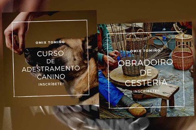  A OMIX de Tomio suma adestramento canino e cestera  sa oferta de formacin