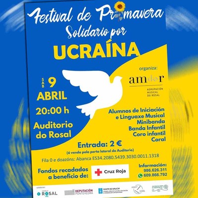O Rosal acolle esta fin de semana o Festival de Primavera solidario por Ucrana 