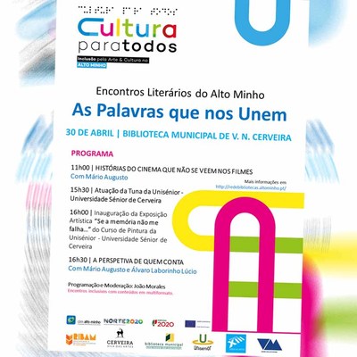 Cerveira acolhe conversa com mrio augusto e  lvaro laborinho lcio sobre -a perspetiva de quem conta-