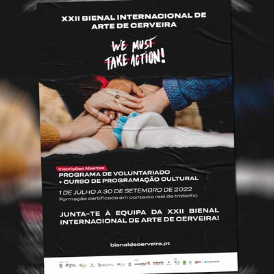 Fundaao Bienal de Arte de Cerveira promove Programa de Voluntariado + Curso de Formaao-Aao na rea da Programaao Cultural
