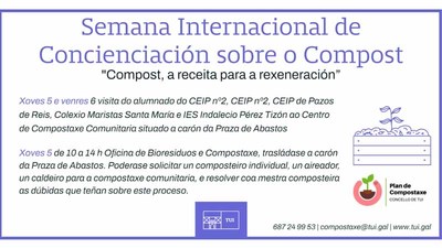 O Concello de Tui participa na Semana Internacional de Concienciacin sobre o Compost 