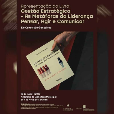 Cerveira recebe apresentaao do livro -gestao estratgica - as metforas da liderana pensar, agir e comunicar-