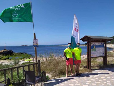 Las playas de A Guarda O Muio y Area Grande han alcanzado la bandera azul para 2022