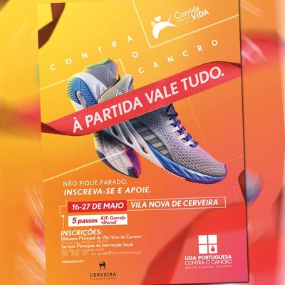 Cerveira associa-se  corrida para a vida porque -contra o cancro  partida vale tudo-