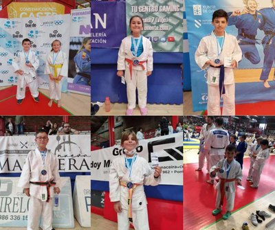 Buenos resultados en el XOGAJUDO para la base del Clube de Judo Baixo Mio