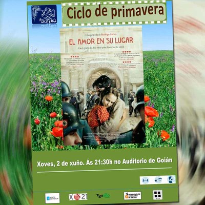 O Cineclub Poleiro proxecta -El amor en su lugar- de Rodrigo Corts