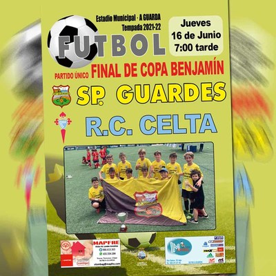 Este jueves el Sporting Guards participa en la final de la Copa Benjamn contra el R.C. Celta de Vigo