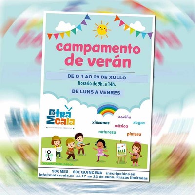 Campamento de vern en Oia do 1 ao 29 de xullo