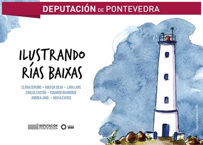Os artistas guardeses Nuvi & xfico ilustrarn as Ras Baixas no Casco Vello de Vigo