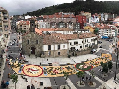 As Alfombras Florais voltaron a encher de cor as ras guardesas