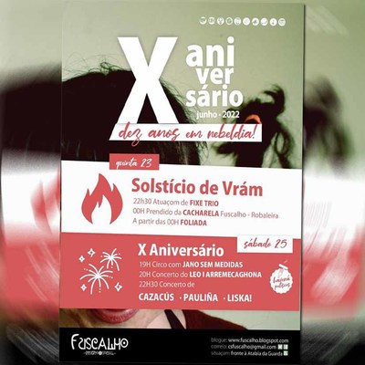O Centro Social Fuscalho celebra o seu dcimo aniversario