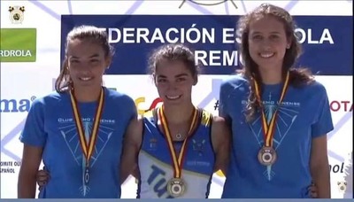 La deportista guardesa Nieves del Carmen Silva Martnez revalida su ttulo de Campeona de Espaa de Remo Olmpico