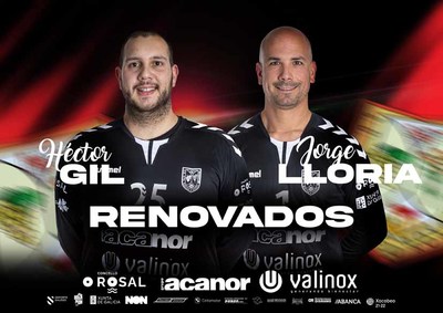 Hector Gil y Garca Lloria, nuevamente binomio en la portera del Acanor Valinox