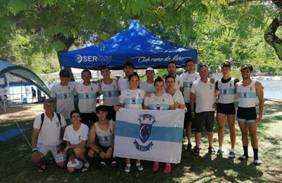 Buena participacin del Club Remo do Mio en el Campeonato de Espaa de Remo Olmpico celebrado en Sevilla