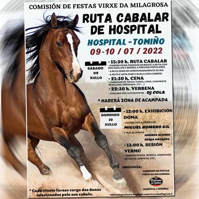 A parroquia de Hospital -Tomio- celebra unha Ruta Cabalar