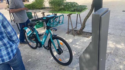 O AECT Rio Minho estrea o servizo de prstamos de bicis transfronteirizas -E-Bike Rio Minho- nas Eurocidades