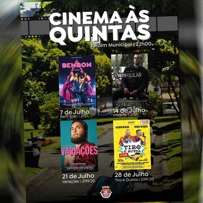 -Cinema s Quintas- no Jardim de Valenca