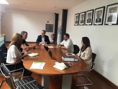 O alcalde de Tui presenta ao presidente da Cmara de Valenca os obxectivos da Axenda Urbana 
