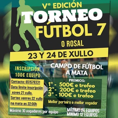 V Edicin do Torneo de Ftbol 7 en O Rosal