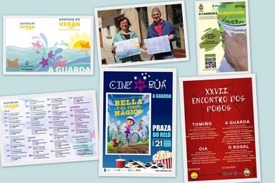 La programacin de verano contina esta semana en A Guarda con cine, Feria Outlet, conciertos y eventos deportivos