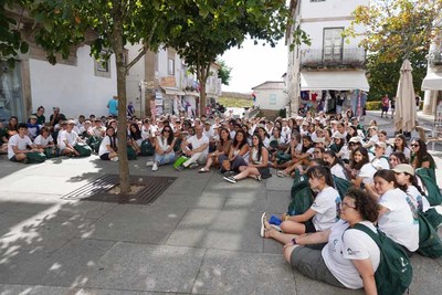 150 jovens da ruta -Quetzal- visitaram a Fortaleza de Valena