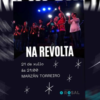 O folk de -Na Revolta- chega este xoves 21 ao Torreiro de Marzn do Rosal