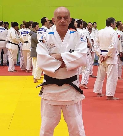 El Policia Local de Tui, Lino Martnez, compite en el campeonato mundial WPFG