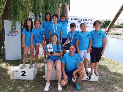Das medallas e terceiro posto por equipos para os Teixugos na 4 Copa Galega de Promocin de Sllom