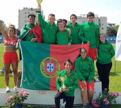 A atleta de Valena, Ines Fernandes, conquistou 4 medalhas no campeonato da Europa Virtus