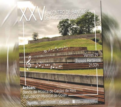 O Espazo Fortaleza de Goin acolle este venres o XXV Encontro de Bandas de Msica