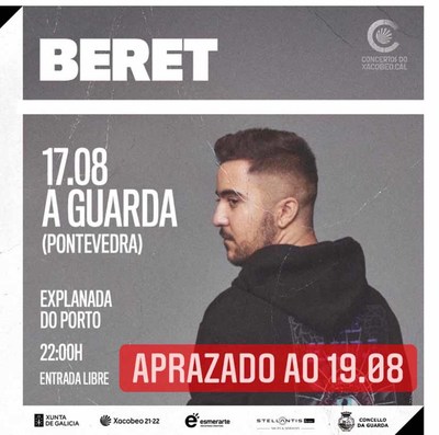 Beret actuar en A Guarda este vienes