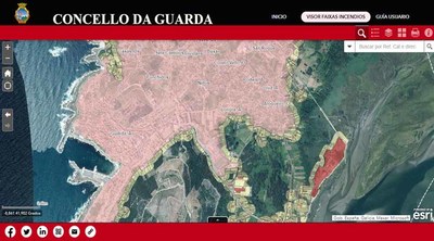 O concello da Guarda activa un visor web para a prevencin de incendios forestais