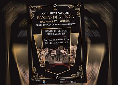 XXVII Festival de Bandas de Msica este sbado na praza San Fernando de Tui