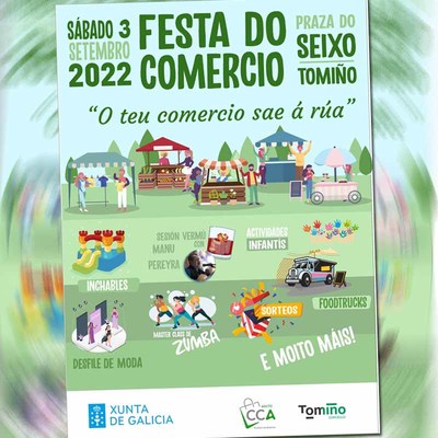 Tomio preprase para a Festa do Comercio