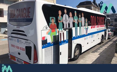 Unha unidade mbil de doazn de sangue estar en Tomio o vindeiro 6 de setembro 