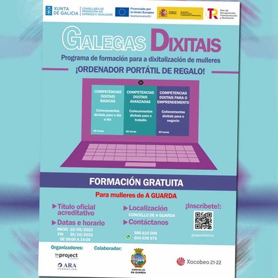 A Guarda acolle en setembro un itinerario formativo de 120 horas de duracin para a dixitalizacin de mulleres