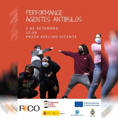 A Guarda acolle este sbado a impactante performance teatral -Axentes AntiBulos-