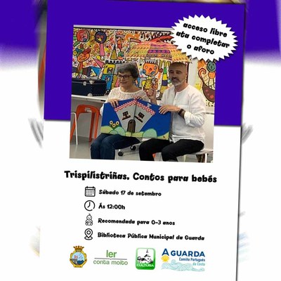 A Biblioteca Pblica Municipal da Guarda acolle este sbado -Trispilistrias. Contos para bebs-